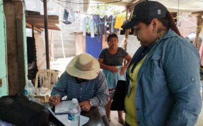 FOPAVI realiza visitas a viviendas afectadas por los sismos en Palín, Escuintla